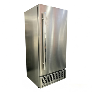 Máquina de Hielo para Patio, de Acero Inoxidable, Bajo Encimera, Cubos de Hielo Cuadrados, Fabricante de Máquinas de Hielo Integradas, Máquina de Hielo Rápida NES-37C-P - Product Image 5