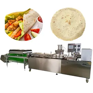 Linea di produzione automatica completa industriale della tortilla della farina della macchina per fare il pane della pita del creatore di Chapati