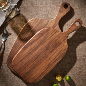 <span class=keywords><strong>Planche</strong></span> à Découper et Servir Personnalisée en Noyer Noir Massif Faite Main pour Apéritifs, Desserts, Fruits et Légumes <span class=keywords><strong>de</strong></span> Cuisine - Product Image 2