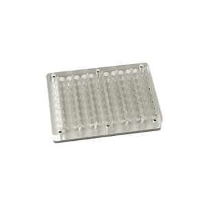 Rak Lab magnetik untuk tabung PCR, dudukan pelat PCR 96Well PCR, cocok dengan pelat Non-Skirted tepi Semi Magnet kuat - Product Image 4