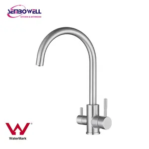 Sembowell Watermark Stainless Steel 3 Way Filter Kitchen Sink Mixer With Purified Water Sink Mixer Tap Drinking Water Mixer Tap