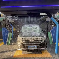 Machine de lavage de voitures électrique sans contact en acier inoxydable, pression 150 bars, automatique, avec partage de profit, surveillance Wi-Fi, personnalisable