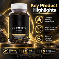 Offre Spéciale : Gummies Végétales aux Herbes Shilajit 8-en-1 avec Ginseng Panax et Rhodiola pour l'Énergie Quotidienne des Hommes – Complément Alimentaire OEM & ODM