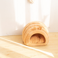 Nouveau Lit pour Chat Personnalisé en Forme de Trou d'Arbre, Doux et Chaud, en Peluche, avec Coussin en Coton PP, Robuste, OEM ODM, Protection Optimale