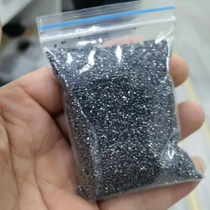 Schwarze Farbe kleine Größe brillant geschnitten lockeres Moissanit 1 mm 1,5 mm 2 mm 3 mm 1 Karat Pack/Lose Moissanit Diamant für Schmuckherstellung