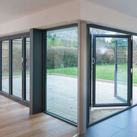 Toits en verre pour jardin extérieur sur mesure, vérandas résidentielles pour portes coulissantes, portes battantes, portes en verre rotatives, portes extérieures