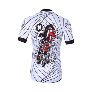 Wholesale Custom Breathable Slim Fit Cycling Jersey OEM Short Sleeve Quick Dry <b>Road</b> Bike Shirt with Logo for Summer Riding Club - Product Image 3