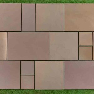 Dalles et carreaux en grès brun naturel pour revêtement mural, revêtement de sol, allée de jardin, patio, aménagement paysager, pierre de construction extérieure - Product Image 6
