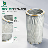Filter Pembersih Debu Kain Polyester Pasokan Pabrik TOPEP 282*500 Filter Debu Udara Efisiensi Tinggi Pembersih Udara