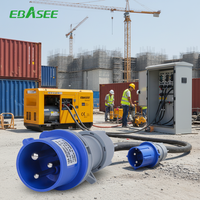 EBASEE 16A IP44 Prise CEE étanche 3, 4 et 5 broches 220V-230V SN-0131 Prise industrielle pour connecteur d'alimentation