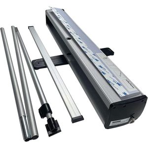 Soporte de pancarta retráctil de 81 "x 33", tablero de carteles de exhibición publicitaria, sin pancarta gráfica incluida - Product Image 4