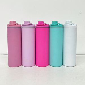 Tasses à café en acier inoxydable pour sublimation, couleur macaron, anti-fuite, 20 oz, gobelet droit pour transfert d'encre par sublimation - Product Image 3
