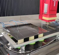 Machine de découpe CNC automatique pour pierre, granit, marbre, bois, EPS, PVC, mousse, et gravure 3D sur pierre, fabriquée en Chine