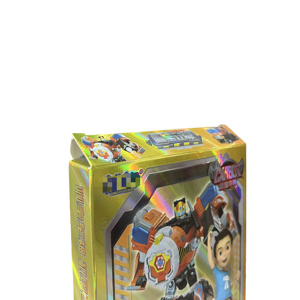 Tùy chỉnh vàng và bạc thẻ hộp giấy với cao cấp UV in ấn và dập nổi Hộp quà tặng cho đồ chơi và thủ công bao bì - Product Image 2