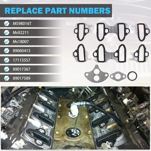 Juego de Juntas de Colector de Admisión - Compatible con Chevy Silverado, Suburban, Tahoe, GMC Sierra, Yukon, Savana de 4.8L, 5.3L y 6.0L - Product Image 3