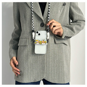 Vui Corgi Con Chó Crossbody Túi Điện Thoại Dây Buộc Phụ Kiện Beed Treo Điện Thoại Dây Buộc - Product Image 3