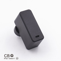 Adaptateur secteur médical 15/22,5/23W 5V 9V 12V 0,8A 1A, niveau d'efficacité énergétique VI, avec prise murale US EU UK AU