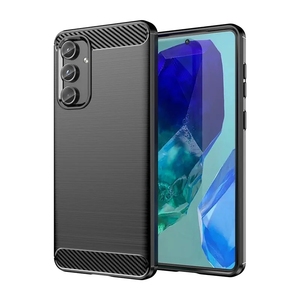<span class=keywords><strong>Precio</strong></span> barato a prueba de golpes peso ligero textura de fibra de carbono funda de teléfono para Samsung <span class=keywords><strong>Galaxy</strong></span> M55 funda de TPU suave - Product Image 1