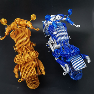 Excelente artesanía creativa alambre de aluminio <span class=keywords><strong>Harley</strong></span> motocicleta Metal <span class=keywords><strong>Harley</strong></span> motocicleta - Product Image 4