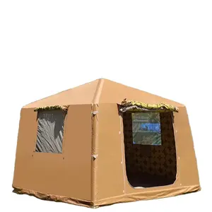 ياتو الصين المورد pvc إطار الهواء التخييم شفاف نفخ الثلج الكرة خيمة للتخييم في نفخ خيمة التخييم