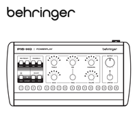 Mezclador de Monitoreo Personal Digital de 16 Canales Behringer P16-HQ con Red Ultranet y Procesamiento de Audio de 24 Bits