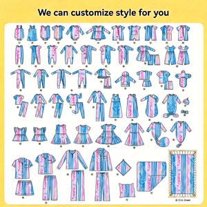 Combinaison bébé en bambou personnalisée, adaptée aux peaux sensibles, pyjama pour nouveau-né, certifiée OEKO-TEX CPC CE, vêtements de nuit pour tout-petits, combinaison à pieds, ensemble cadeau - Product Image 2