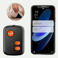 Botón de Pánico SOS Portátil con Detección de Caídas y GPS en Vivo para Pacientes y Adultos Mayores, con Tarjeta SIM Personal 4G para Llamadas de Emergencia