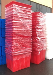 Contenitore in Plastica per Alimenti da 1000L, Vasche Quadrate in Plastica per Acqua, Serbatoi per Acquacoltura e Allevamento Pesci - Product Image 6