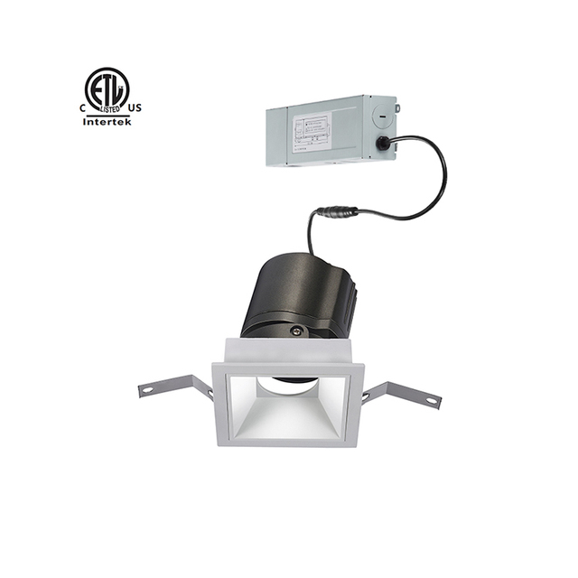 Less Series High Quality High Lumen Anti-glare COB Adjustable Recessed Led Downlight 8W 12W 20W for Engineering Project Hotel