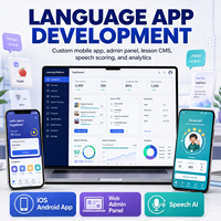 Soluciones de Aplicaciones de Aprendizaje de Idiomas Personalizadas para IOS y Android con Lecciones Interactivas y Práctica de Vocabulario LionCreate