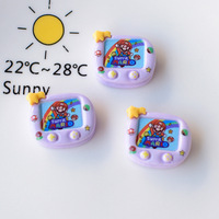 Mini Flatback Résine Charmes Dessin Animé Cabochon Flatback Artisanat Ornements Crème Colle Décorations DIY Accessoires pour Phonecases