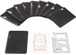 Carta Multiuso Economica per Campeggio all'Aperto 11 in 1, Strumento Tattico di Sopravvivenza - Product Image 3