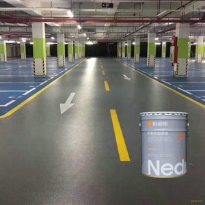 Revêtement de sol époxy à base d'eau, écologique et inodore, liquide, résistant à l'usure, peinture pour sols intérieurs/extérieurs - Product Image 1