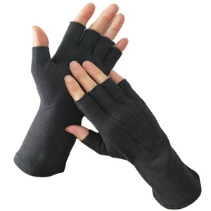 Haute Qualité Demi Doigt Coton Gants Nylon Église Regalia Blanc Noir Fanfare Broderie Franc-Maçon Utilisation Maçonnique - Product Image 2
