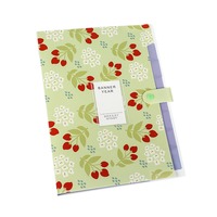 Hengyao-Bolsa de documentos con patrón Floral A4, herramienta de clasificación de papeles de prueba, carpeta de archivo de expansión
