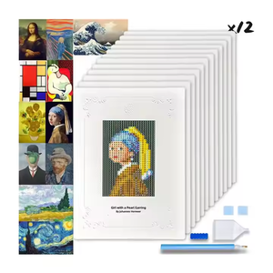 Mini pintura <span class=keywords><strong>de</strong></span> diamante 5D DIY para mujer, retrato <span class=keywords><strong>de</strong></span> fama mundial personalizado, pintura pequeña, Mini 5D DIY, Gema Mosica, arte, pintura <span class=keywords><strong>de</strong></span> diamante - Product Image 2