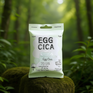 Egg Cica Ampoule Pad 70 Pads, Discos Tónicos Calmantes para Todo Tipo de Piel, Cuidado Diario de la Piel - Product Image 3