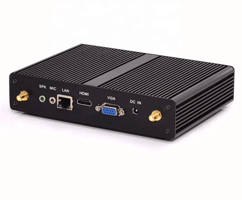 Giá rẻ không Quạt Mini PC pemtium 3556U/celeron2955u/i3 4010y/i5 4200y CPU Win7/8/10/Linux 300M Wifi HTPC VGA HD mini máy tính SSD