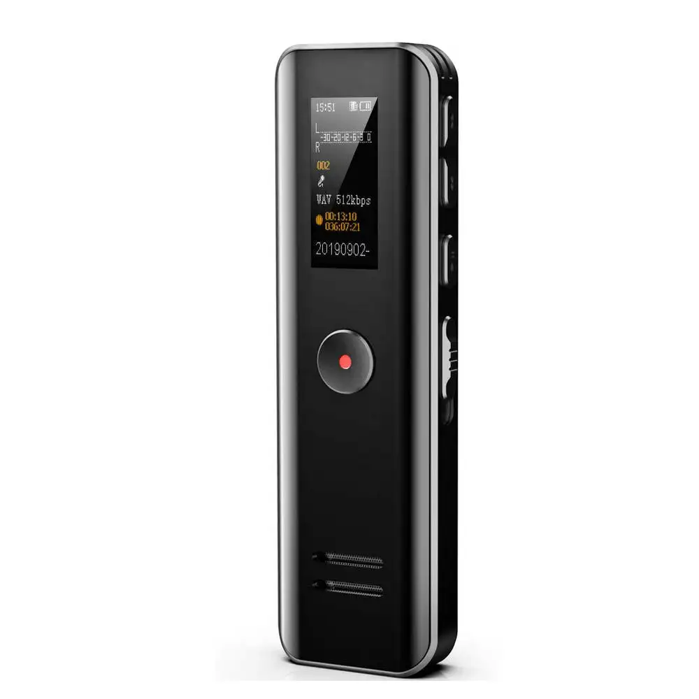 B618 32GB Portable Smart Merekam Jarak Jauh Suara Musik MP3 Pemutaran Stereo Rekaman HD Mini Perekam Suara