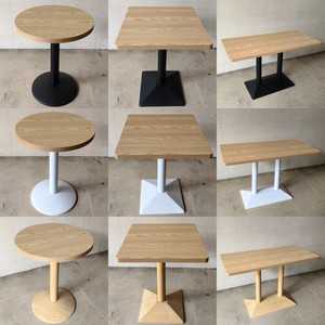 <span class=keywords><strong>Table</strong></span> à manger carrée en bois massif multi-niveaux pour usage commercial, idéale pour les salons de thé, les cafés, les snack-bars, les restaurants de nouilles - Design moderne - Product Image 3