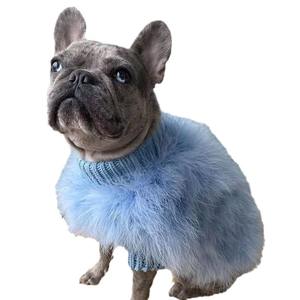 Suéter peludo para mascotas de piel de pavo personalizado Otoño Invierno ropa para <span class=keywords><strong>cachorros</strong></span> gato peluche fabricantes de <span class=keywords><strong>perros</strong></span> pequeños - Product Image 3