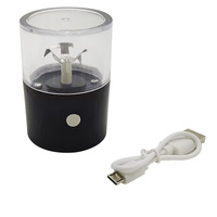 Vente en gros accessoire de fumeur multicolore Moulin à tabac électrique en plastique 2 parties 50mm Moulin à herbes en métal extra large