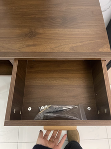 Top Selling Modern Retro Black Walnut Wood <b>Nail</b> Salon Furniture Portable <b>Nail</b> Desk <b>Table</b> Manicure <b>Table</b> - Product Image 4
