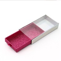 Boîtes d'emballage en papier de carton imprimé personnalisé en gros boîte cadeau à tiroir coulissant boîte d'emballage pliante avec PVC