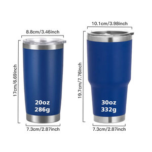แก้วกาแฟแบบพกพา สแตนเลสสตีล ขนาด 20 ออนซ์ 30 ออนซ์ ผนังสองชั้น เก็บความร้อน-เย็น พร้อมฝาปิด พิมพ์โลโก้ได้ตามต้องการ - Product Image 2