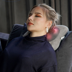 Vibración activada por presión Shiatsu cuello almohada de masaje de cuerpo completo para la parte inferior de la espalda cintura amasado Shiatsu almohada masajeador - Product Image 2