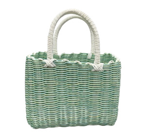 Pvc Straw Picnic Tote <strong>Bag</strong> Beach Handbag Travel Shopping Tote Rattan <strong>Wicker</strong> <strong>Bags</strong> Portable Straw <strong>Bag</strong> - Product Image 1