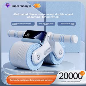 Rueda de tanque ABS de rebote automático, entrenador de fitness deportivo Unisex para reducción de vientre de <span class=keywords><strong>rodillo</strong></span> muscular Abdominal para <span class=keywords><strong>principiantes</strong></span> - Product Image 2