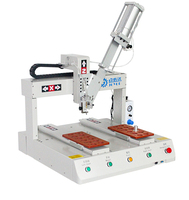 Machine de serrage automatique à vis à 6 axes haute efficacité, double tête, double station Y, robot de préhension par aspiration, ligne d'assemblage, moteur PLC