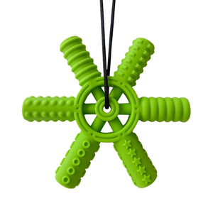 Mordedor de Silicona de Grado Alimenticio, Libre de BPA, Personalizado, Unisex, Juguete Sensorial Suave para Masticar, Empaque Ecológico, Logotipo Personalizado para Bebés - Product Image 1